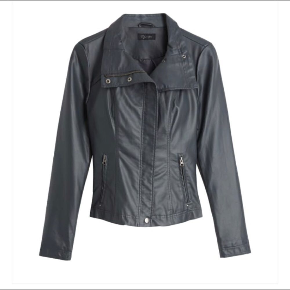 Faux Leather jacket by RD Style